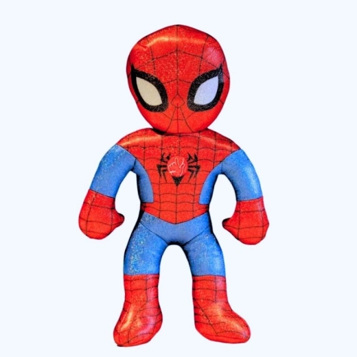 Pluchen Spider‑Man met geluiden – glinsterende editie ter ere van Disney’s 100-jarig jubileum