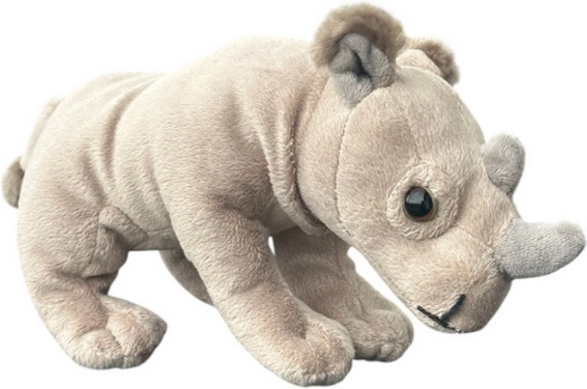 Pluchen neushoorn 19 cm