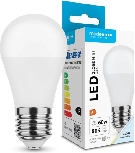 Modee LED-lamp Globe Mini G45 8,5 W E27 806 lm koud wit