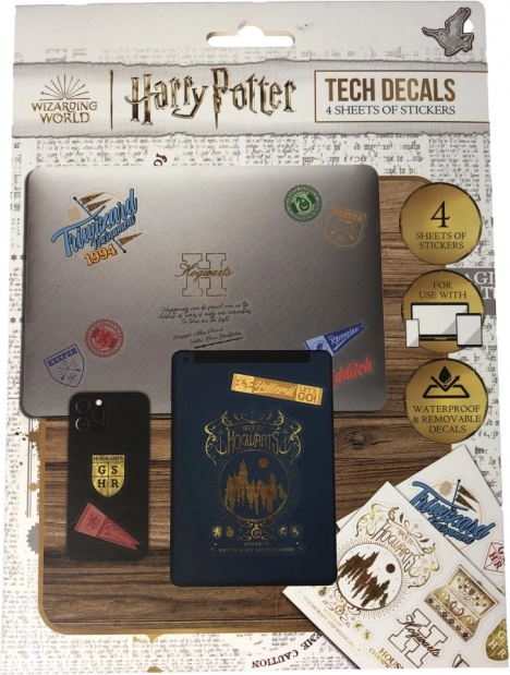Stickers HARRY POTTER – set van 4 vellen