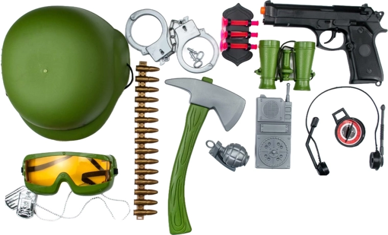 Kinderset militaire politie - 1 stuk