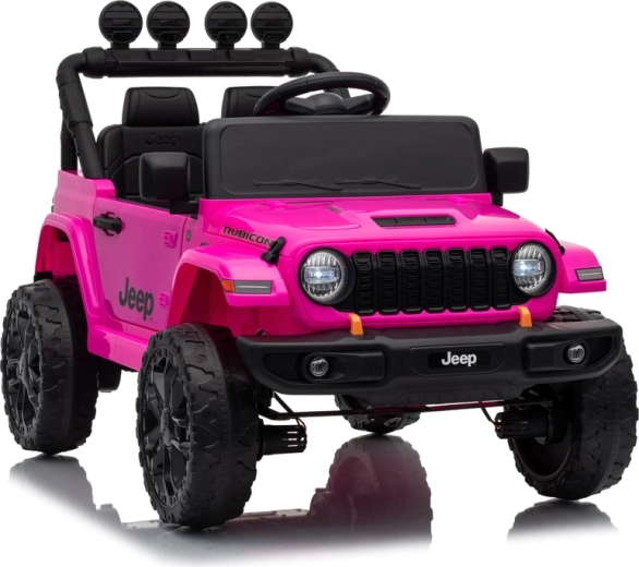 Jeep Rubicon kinder elektrische auto 24 V roze
