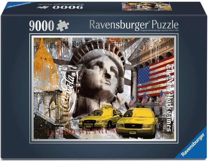 Ravensburger puzzel Metropool New York 9000 stukjes