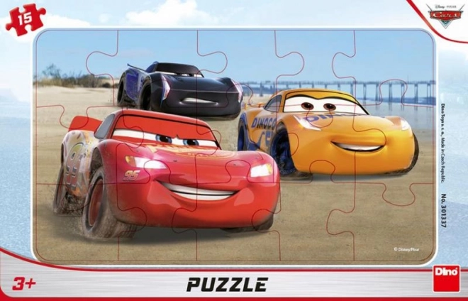Puzzel Cars 3: Bliksem met omtrek 25 stukjes