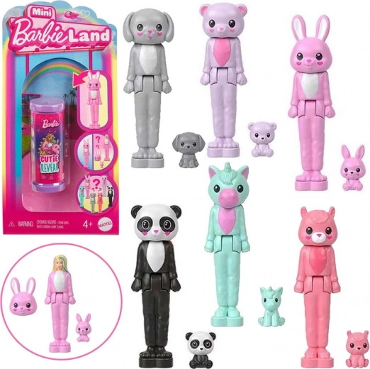 Mini pop BARBIE Cutie Reveal in kostuum – verrassing