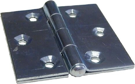 Dubbele pianoscharnier 60 mm, verzinkt, 10 stuks