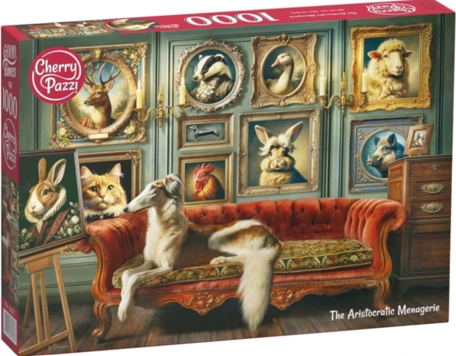 Puzzel CHERRY PAZZI Aristocratische menagerie 1000 stukjes