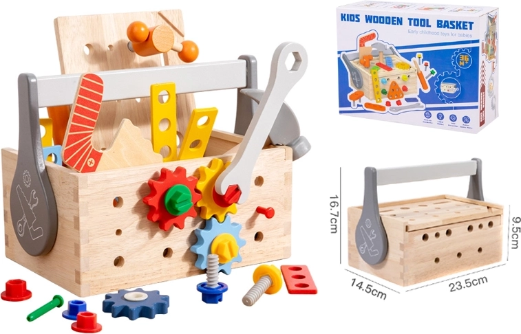Houten gereedschap voor kinderen