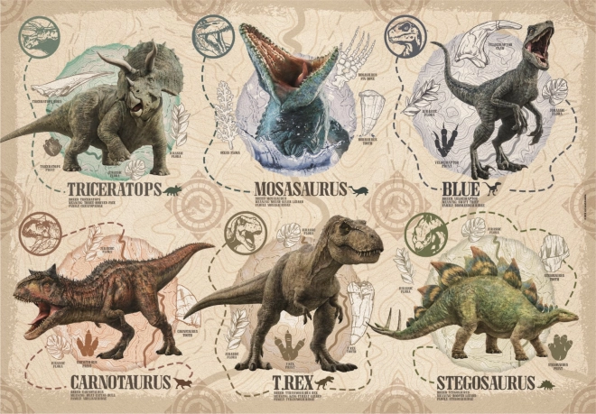 CLEMENTONI Puzzel Jurassic World 104 stukjes