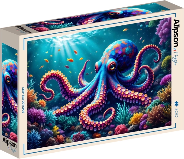 Alipson puzzel octopus uit de diepten van de oceaan 500 stukjes