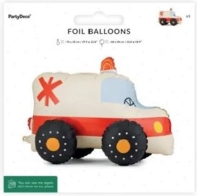 Staande folieballon ambulance 68 × 48 cm (mix)