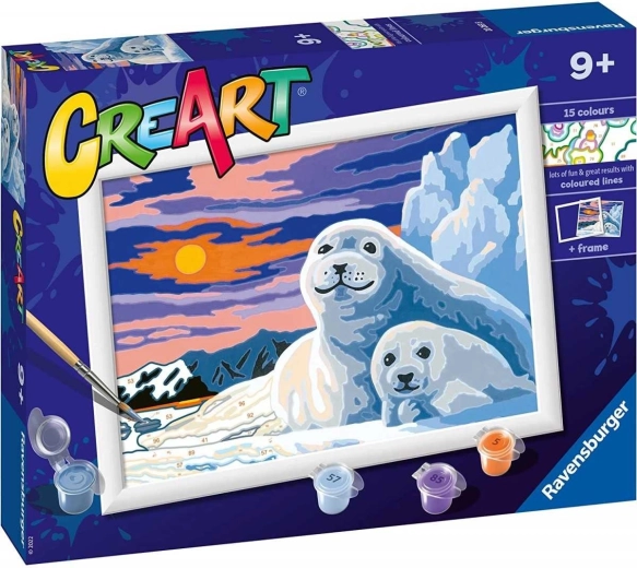 CreArt Zeehonden bij zonsondergang 20263