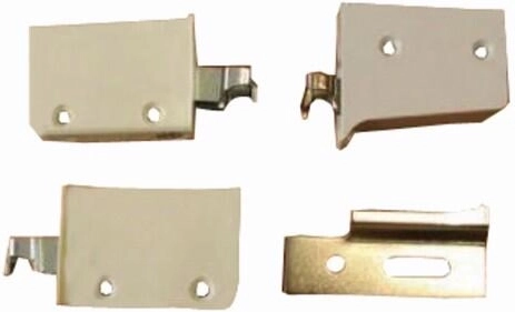 Stelbaar universeel beslag – wit (paar)