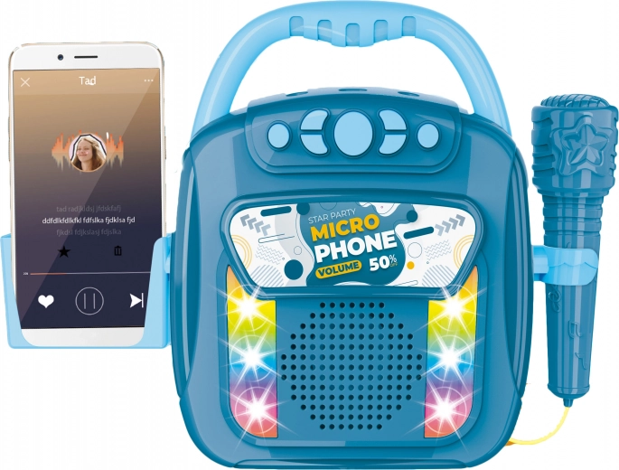 Muziekbox met microfoon en Bluetooth 28 cm