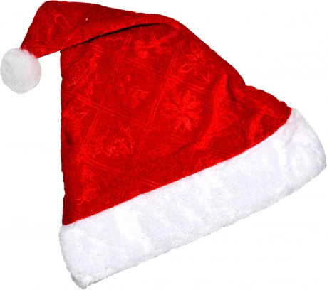 Kerstmuts met pompon 28 × 40 cm