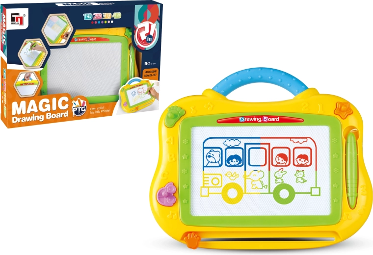 Magnetisch tekenbord Magic klein gekleurd