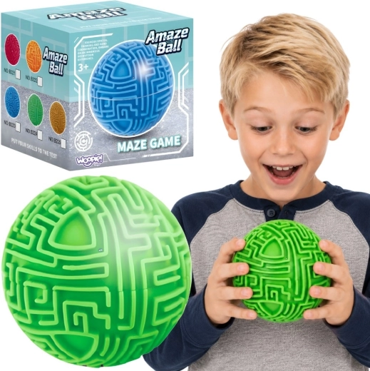 Woopie amaze ball – groene 3D-labyrintbal
