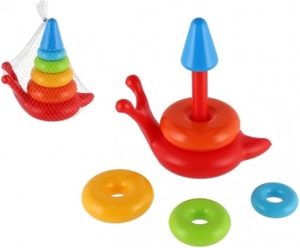 Kleurrijke stapelpiramide voor kinderen