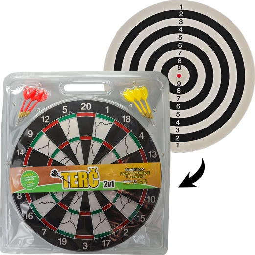 Dartbord 2-in-1 43 cm Sparkys