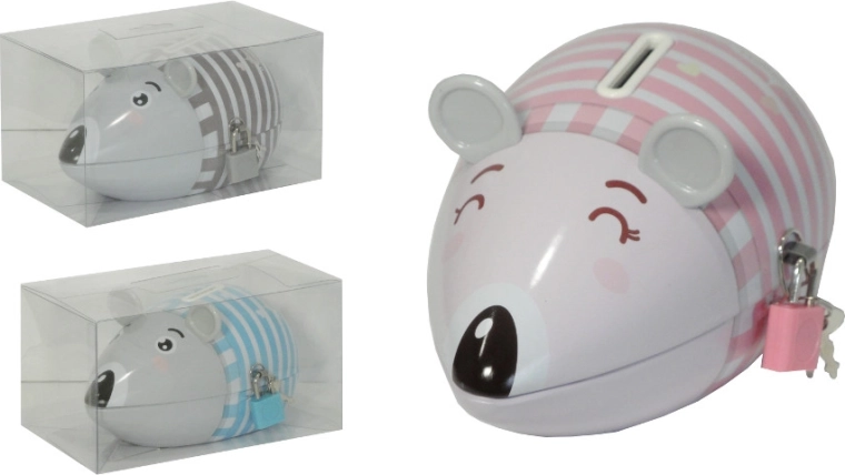 Spaarpot muis – kleurrijke kinderspaarpot
