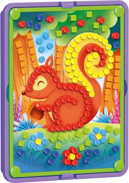 Quercetti mozaïek Pin Bosco – kindermozaïek met bosmotieven