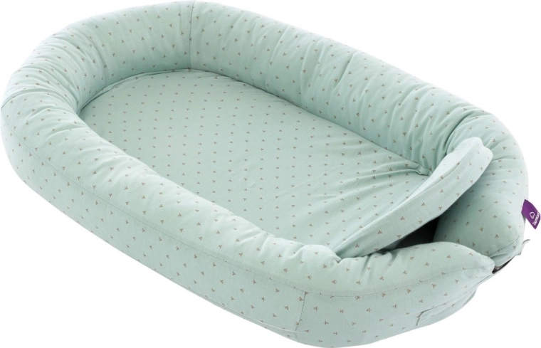 Träumeland babynestje Comfort Twister blauw