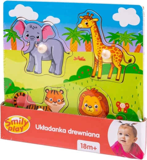 Houten puzzel ZOO Safari