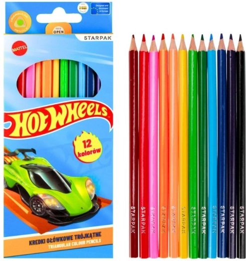 Kleurpotloden Hot Wheels 12 kleuren