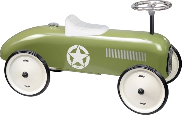 Vilac vintage metalen loopfiets khaki