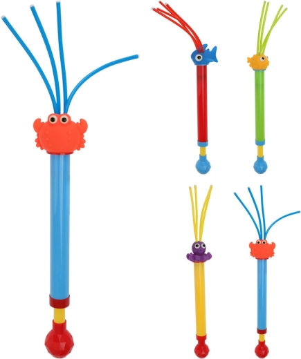 Waterpistool met sproeier 54 cm – mix van kleuren en motieven