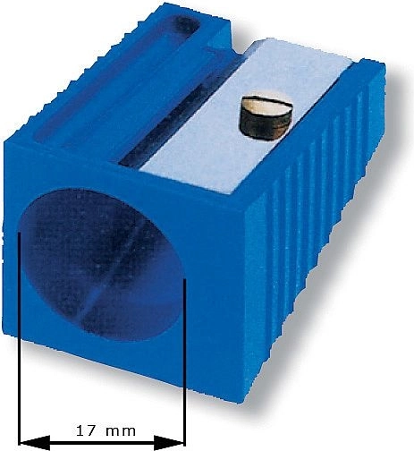 Kunststof JUMBO puntenslijper M+R voor dikke kleurpotloden