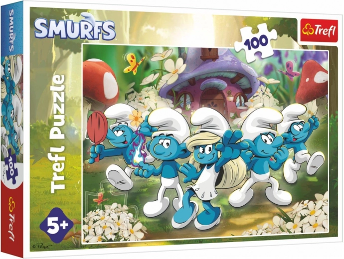 puzzel maak kennis met de smurfen 100 stukjes
