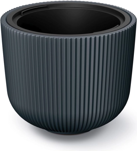Bloempot met inzetstuk MILLY 46,9 cm antraciet