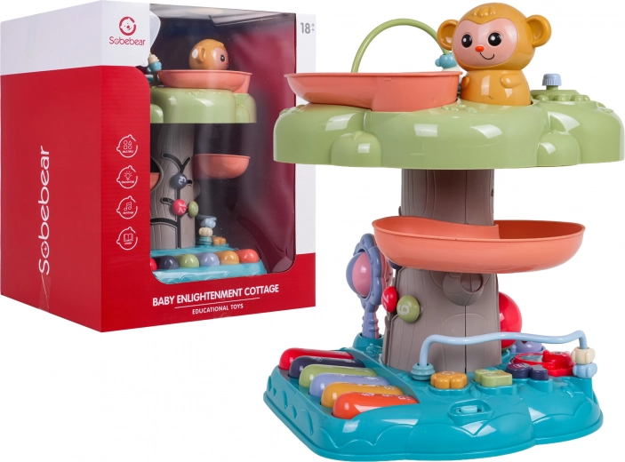 Interactieve boom voor peuters met licht en geluid