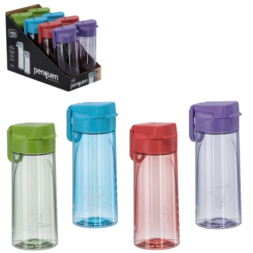 Drinkfles 550 ml met flip-top dop - 1 stuk