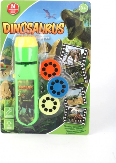 Zaklamp en projector dinosaurus
