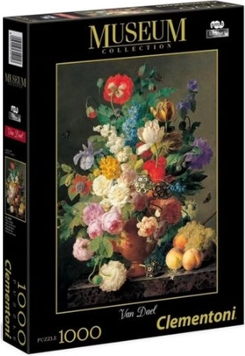 Clementoni Museum Collection puzzel vaas met bloemen 1000 stukjes