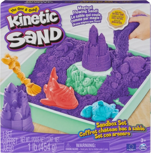 Kinetic Sand – sandbox set paars