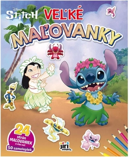 Grote kleurplaten Lilo & Stitch