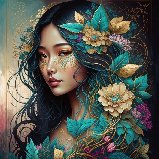 Bluebird vierkant puzzel Hana – collectie Ziel van de Natuur, 1000 stukjes