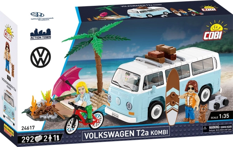 Cobi Volkswagen T2a kombi bouwset 1:35 (292 onderdelen)