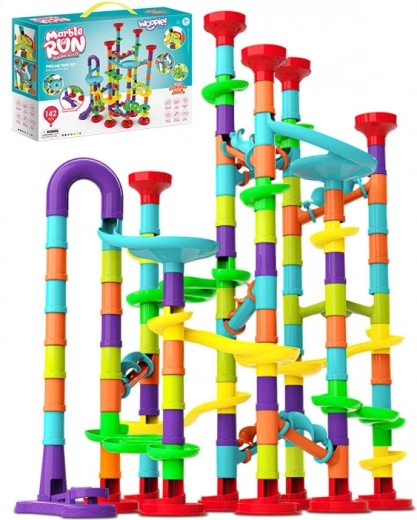 WOOPIE spiraal-kogelbaan – knikkerbaan, 142 delen