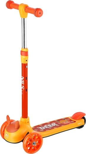 Kinder driewielstep met LED-wielen NILS Fun Deer