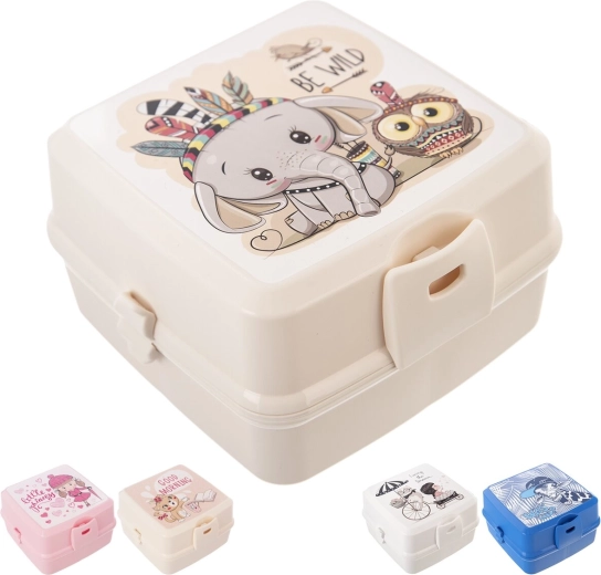 Orion Hobby lunchbox met vakverdeling 15 × 15 × 9 cm (kleurenmix)