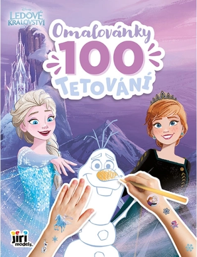 Kleurboek en 100 tatoeages Frozen – De IJskoningin