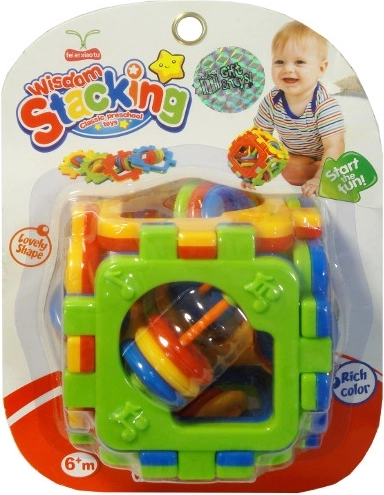 Kleurige educatieve kubus voor baby’s