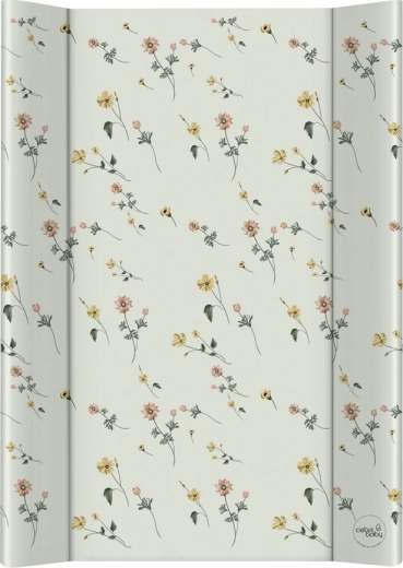 Ceba Baby zachte aankleedkussen voor op commode Basic floral breeze 50 × 70 cm