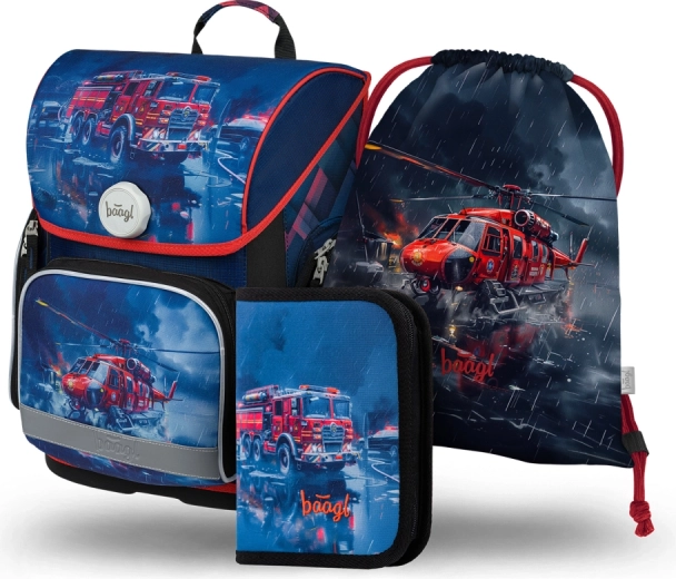 Schoolset: Reddingsdienst: rugzak, etui en zak