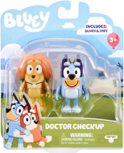 Set van figuren Bluey Doktersbezoek