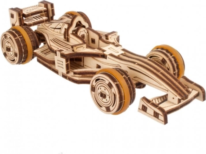 Ugears Compact Racer – 3D houten mechanische formulepuzzel